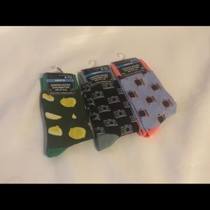 3 Pairs of Unisex Fashion Socks 🧦!New!